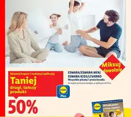 Lidl Esmara/esmara men/esmara kids/livarno wszystkie piżamy i prześcieradła oferta