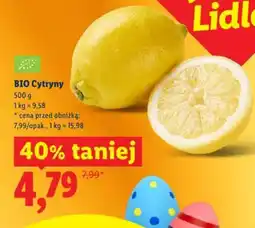 Lidl Bio cytryny oferta