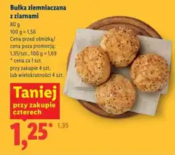 Lidl Bułka ziemniaczana z ziarnami oferta