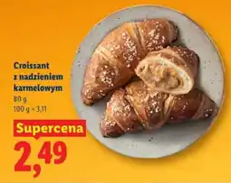 Lidl Croissant z nadzieniem karmelowym oferta