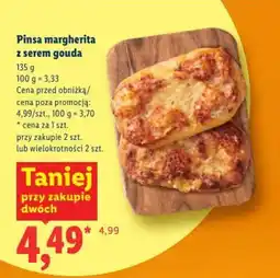 Lidl Pinsa margherita z serem gouda oferta