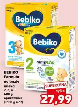 Kaufland BEBIKO Formuła na bazie mleka 2, 3, 4, 5 600 g opakowanie (=100 g 4,67) oferta