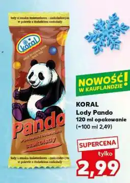 Kaufland Lody Pando oferta