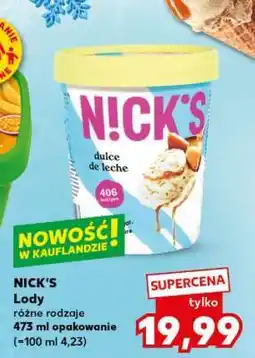 Kaufland NICK’S Lody oferta