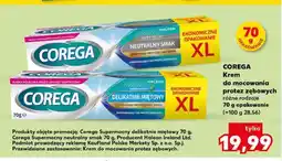 Kaufland COREGA Krem do mocowania protez zębowych różne rodzaje oferta