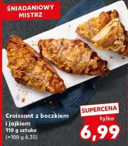 Kaufland Croissant z boczkiem i jajkiem oferta