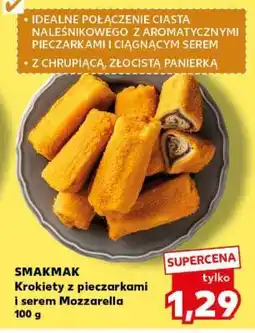 Kaufland SMAKMAK Krokiety z pieczarkami i serem Mozzarella 100 g oferta