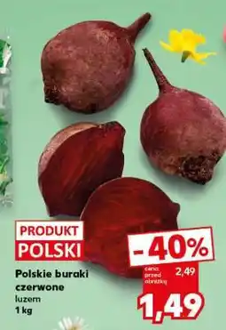 Kaufland Polskie buraki czerwone luzem 1 kg oferta