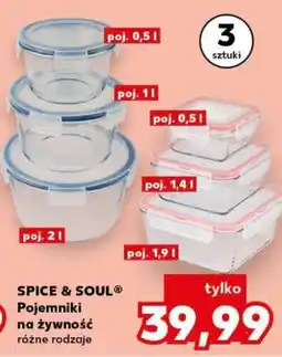 Kaufland SPICE & SOUL Pojemniki na żywność oferta