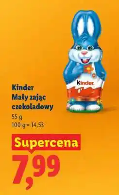Lidl Kinder Mały zając czekoladowy oferta