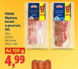 Lidl Pikok wędzony boczek w plastrach, xxl oferta