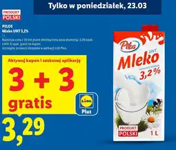 Lidl PILOS Mleko UHT 3,2% oferta