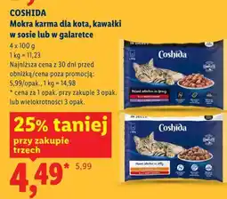 Lidl Mokra karma dla kota, kawałki w sosie lub w galaretce oferta