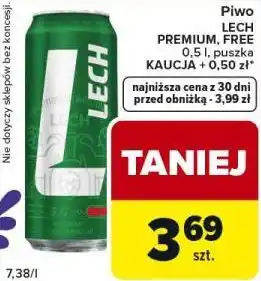 Carrefour Express Piwo LECH PREMIUM, FREE oferta