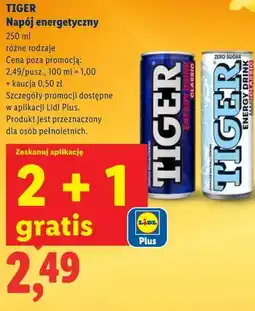 Lidl TIGER Nap3j energetyczny oferta