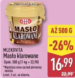 ALDI Mlekovita Masło klarowane oferta