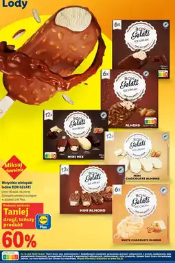 Lidl Wszystkie wielopaki lodów BON GELATI - 60% taniej drugi produkt oferta