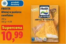 Lidl Frosta mintaj w panierce cornflakes oferta