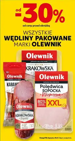 Kaufland Wszystkie wędliny pakowane marki Olewnik oferta