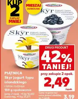Kaufland PIĄTNICA Skyr jogurt typu islandzkiego oferta