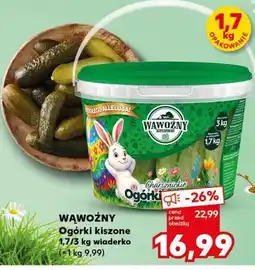 Kaufland WĄWOŹNY Ogórki kiszone oferta