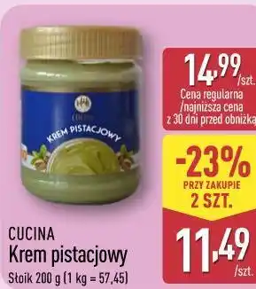 ALDI CUCINA Krem pistacjowy oferta