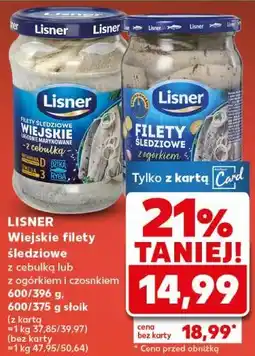Kaufland LISNER Wiejskie filety śledziowe oferta