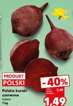 Kaufland Polskie buraki czerwone oferta