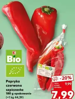 Kaufland Papryka czerwona szpiczasta oferta