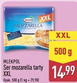 ALDI Mlekpol Ser mozarella tarty XXL oferta