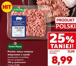 Kaufland Polskie mięso mielone wieprzowe z szynki oferta