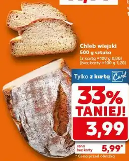 Kaufland Chleb wiejski 500 g sztuka oferta