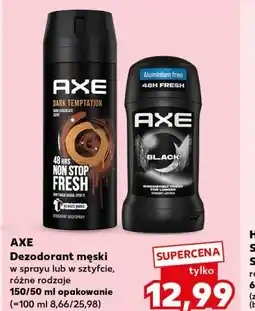 Kaufland AXE Dezodorant męski w sprayu lub w sztyfcie oferta