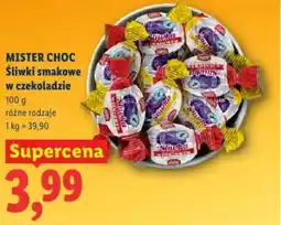 Lidl Mister choc śliwki smakowe w czekoladzie oferta