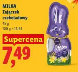 Lidl Milka zajączek czekoladowy oferta