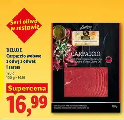 Lidl Carpaccio wołowe z oliwą z oliwek i serem oferta