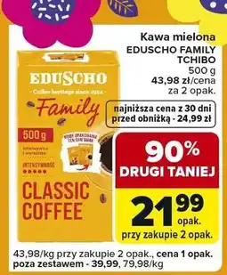 Carrefour Express Kawa mielona Eduscho Family Tchibo Classic Coffee oferta