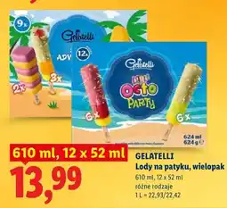 Lidl Lody na patyku, wielopak różne rodzaje oferta