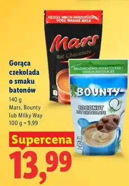 Lidl Gorąca czekolada o smaku batonów Mars, Bounty lub Milky Way oferta