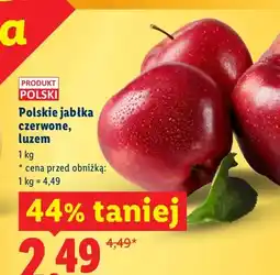 Lidl Jabłka czerwone, luzem oferta