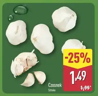ALDI Czosnek sztuka oferta
