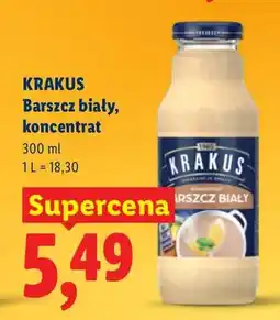 Lidl Barszcz biały koncentrat oferta