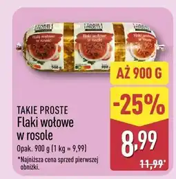 ALDI Flaki wołowe w rosole oferta