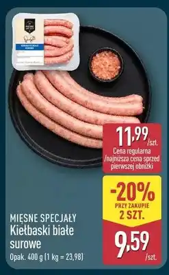 ALDI Kiełbaski białe surowe oferta