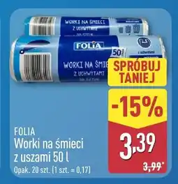 ALDI Worki na śmieci z uszami oferta
