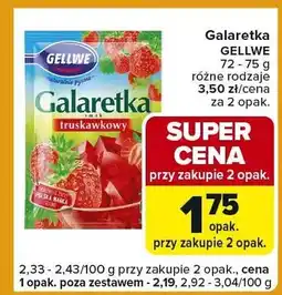 Carrefour Express Galaretka Gellwe truskawkowy oferta