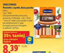 Lidl Parówki z szynki, duża paczka oferta