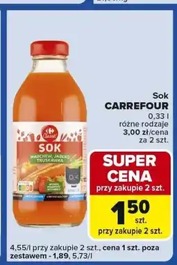 Carrefour Express Sok różne rodzaje oferta