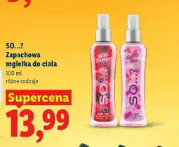 Lidl Zapachowa mgiełka do ciała oferta