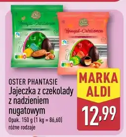 ALDI Jajeczka z czekolady z nadzieniem nugatowym oferta